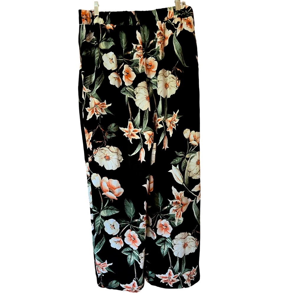 Floral Wide Leg Pants